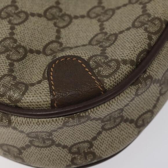 GUCCI GG Supreme Web Sherry Line Shoulder Bag Pvc Beige 156 02 066 - Picture 12 of 16